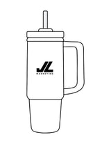 The Tumbler Cup - White - JL Marketing - Center Body Stacked - Printed - Black