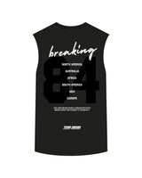 The Mens Classic Tank - Black - Ariana - Center & Back Chest Stacked - Full Color