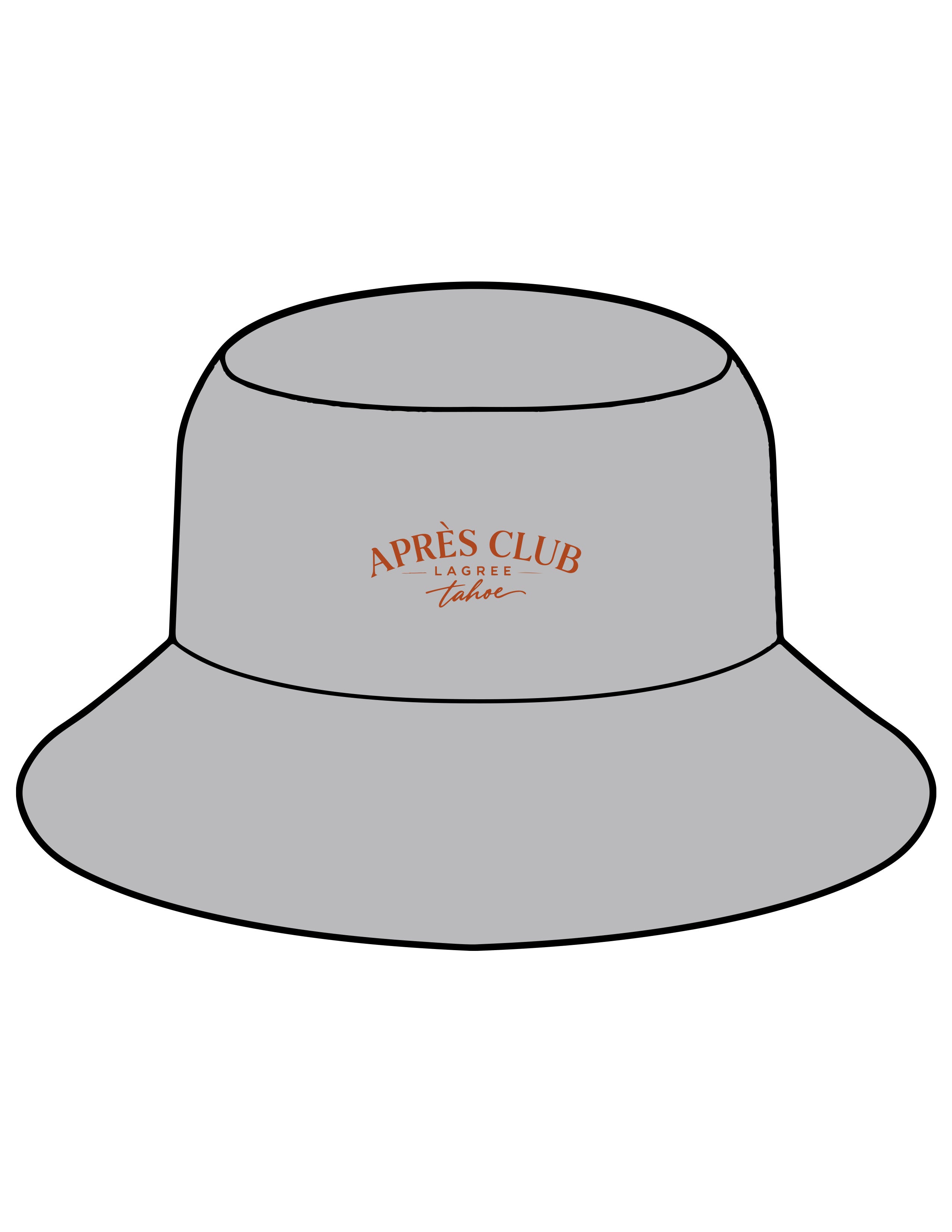 The Bucket Hat - Storm - Lagree Tahoe - Center Stacked - Lagree Tahoe - Embroidered - Orange