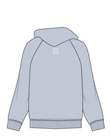 The Mens Hoodie - Powder - Heat Bootcamp - Center Chest Stacked & Back Neckline - Tone on Tone