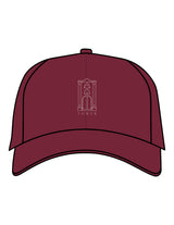 The Dad Hat - Maroon - Tower Design Studio - Center Crown - Embroidered - Off White