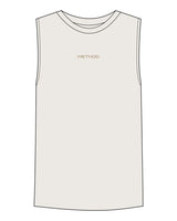 The Mens Tank - Bone - TML - Center Chest - Embroidered - Tan
