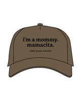 The Canvas Cap - Walnut - New Mom School - Center Crown - Printed - Black