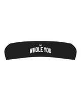 The Headband - Black - The Whole You Wellness - Center Brim - Printed - White
