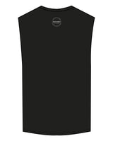 The Muscle Tank - Black - REFORM Pilates Studio - Center Chest & Back Neckline - Printed - White