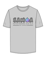 The Mens Tee - Heather - Kava Cup - Center Chest Stacked "TURTLE" - Printed - Full Color