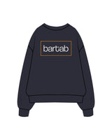 The Mens Heavyweight Crewneck - Midnight - Bartab - Left Chest & Center Back - Printed - Full Color