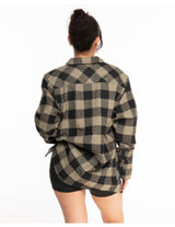 The Flannel - Olive / Black - C2 Financial - Left Chest - EMB - White