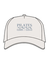 The Canvas Cap - Bone - Studio47 Pilates - Center Crown Stacked - Embroidered - Blue