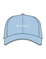 The Dad Hat - Sky - Skulpt Lagree - Center Crown - EMB - White