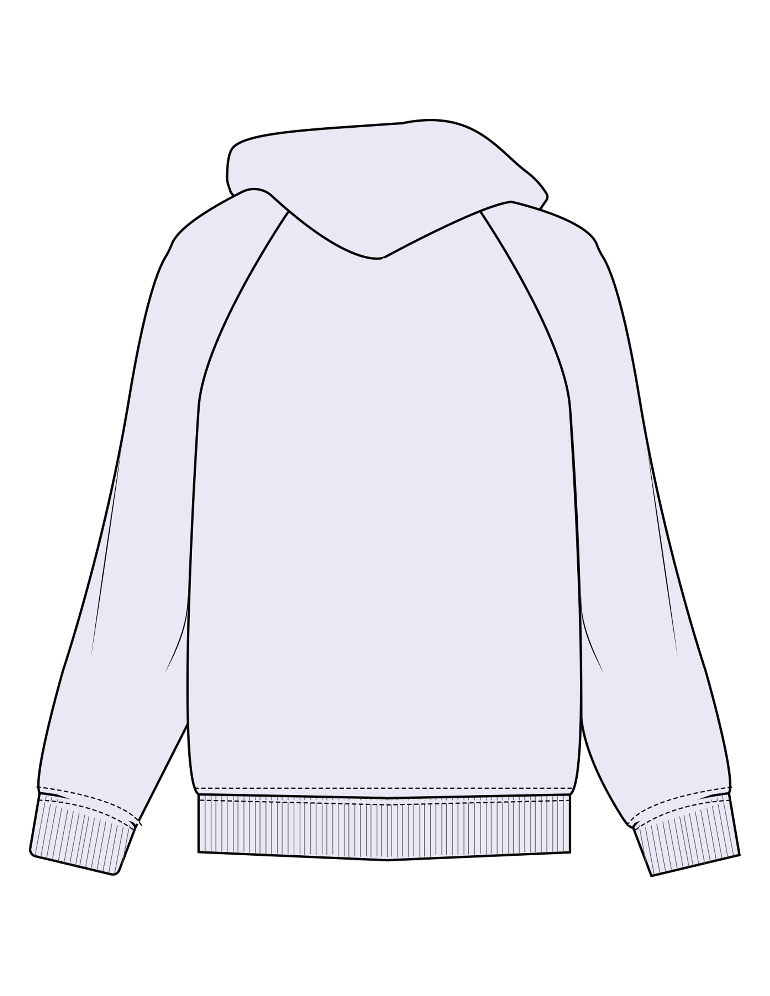 The Mens Hoodie - White Heather -  Club Body - Center Chest - Printed - Full Color