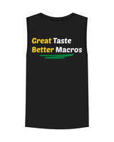 The Mens Tank - Black - MBC LA COSTA - Center Chest & Back 2 Stacks - Printed - Full Color