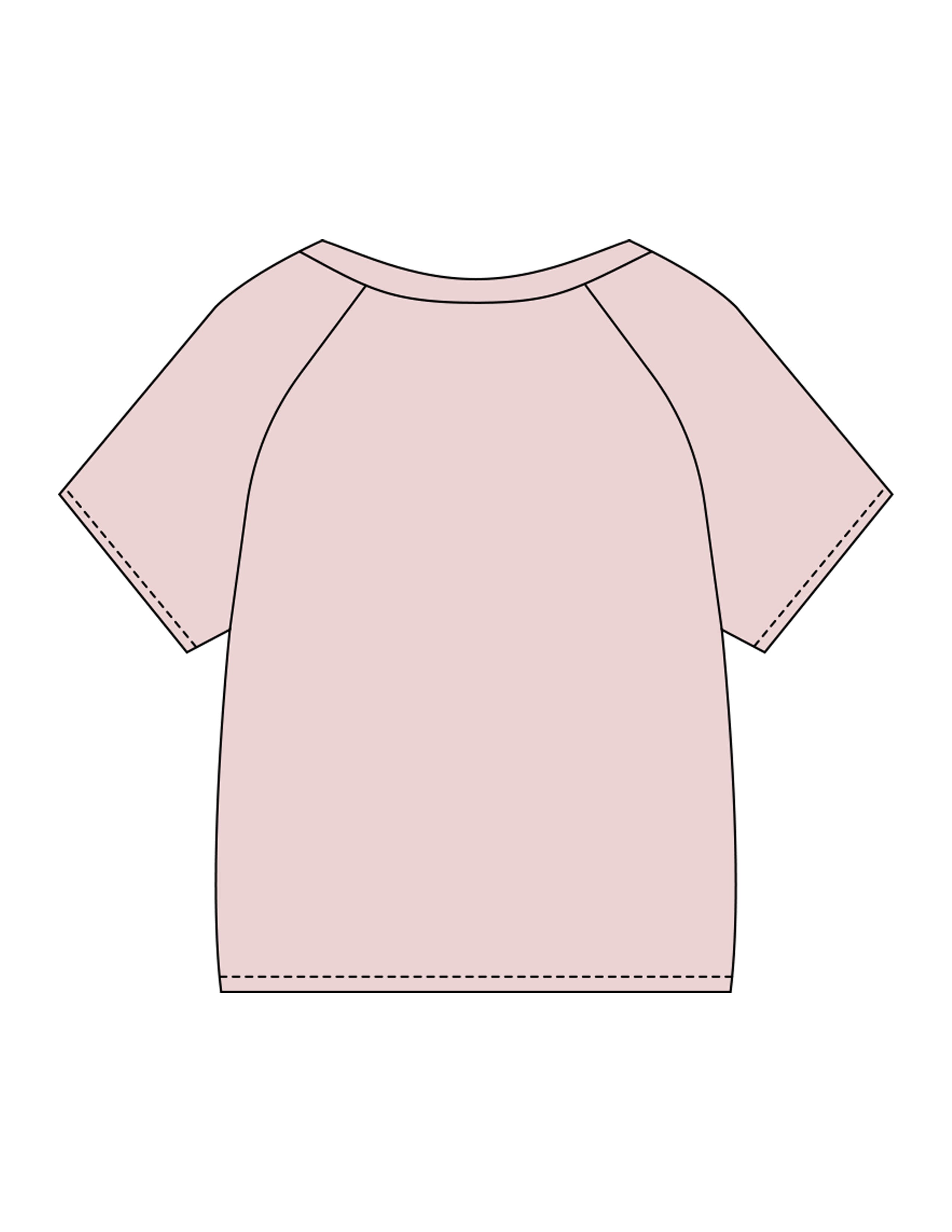 The Kids Tee - Pink - ALTORA - Center Chest - Printed - Full Color