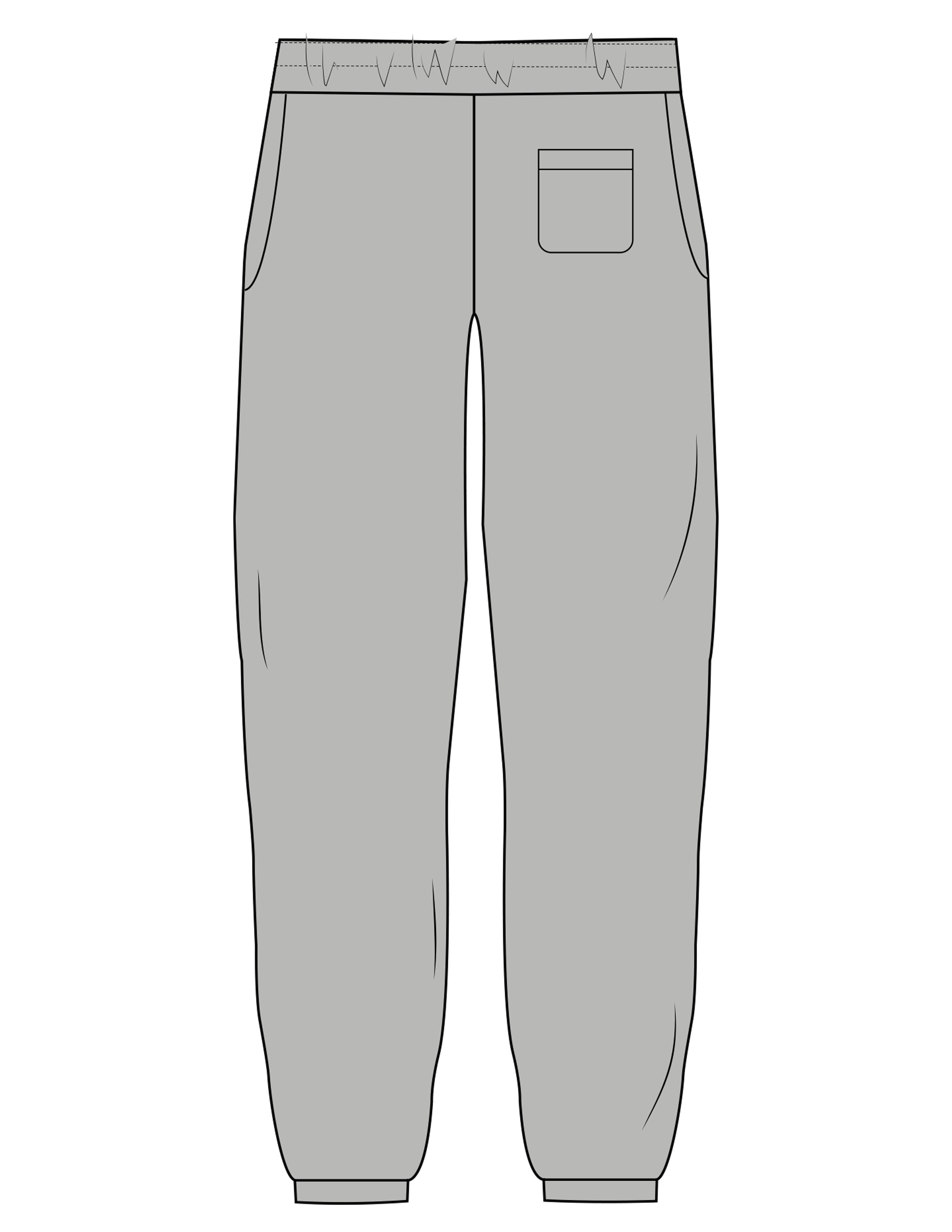 The Womens Sweatpants - Heather - Whit At Home - Left Leg - Printed - Lime