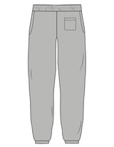 The Womens Sweatpants - Heather - Whit At Home - Left Leg - Printed - Lime