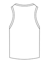 The Ribbed Full Length Tank - White - Align Pilates Studio - Center Chest - Embroidered - Sage Green
