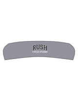 The Headband - Graphite - Rush Cycle Studio - Center Crown Stacked - Printed - Full Color
