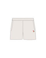 The Womens Sweat Shorts - Bone - Country Store Main - Left Leg - Printed - Full Color