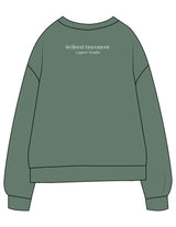 The Midweight Unisex Crewneck - Washed Alpine - Refined Movement - Center Chest Stacked & Back Stacked - Printed - Full Color