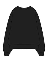 The Mens Crewneck - Black - ZENERGY CYCLING - Center Chest - Embroidered - Puff - Black