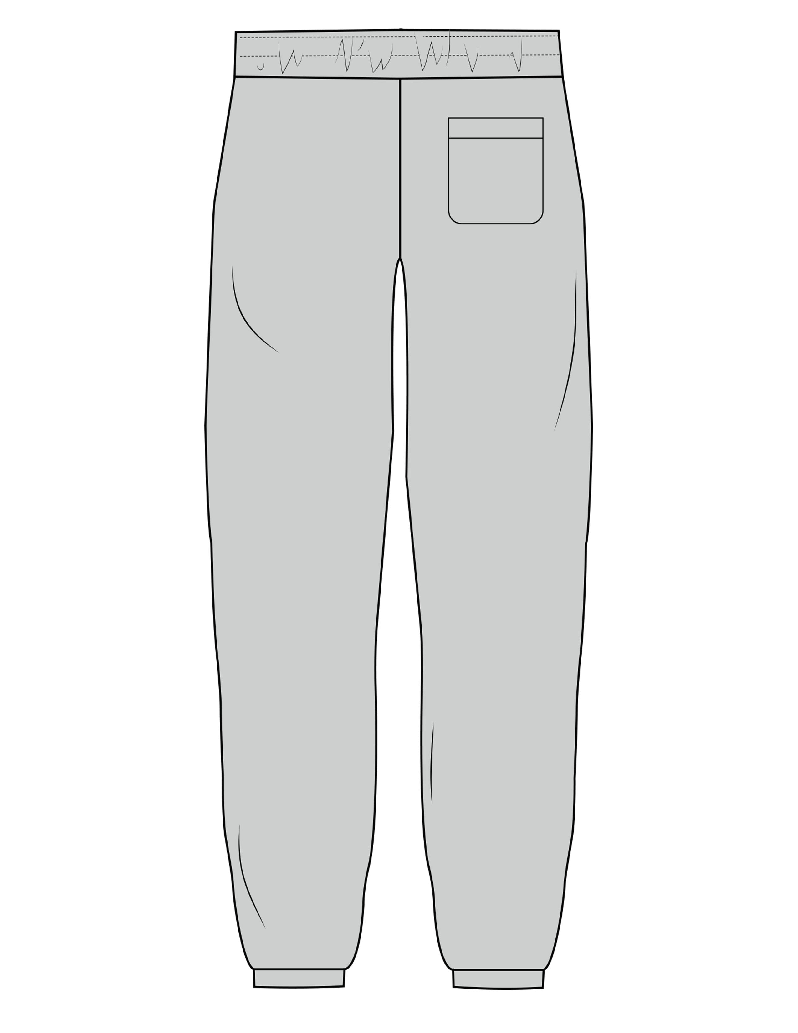 The Womens Sweatpants - Storm - XPLOREFIT - Right Leg - Printed - Full Color