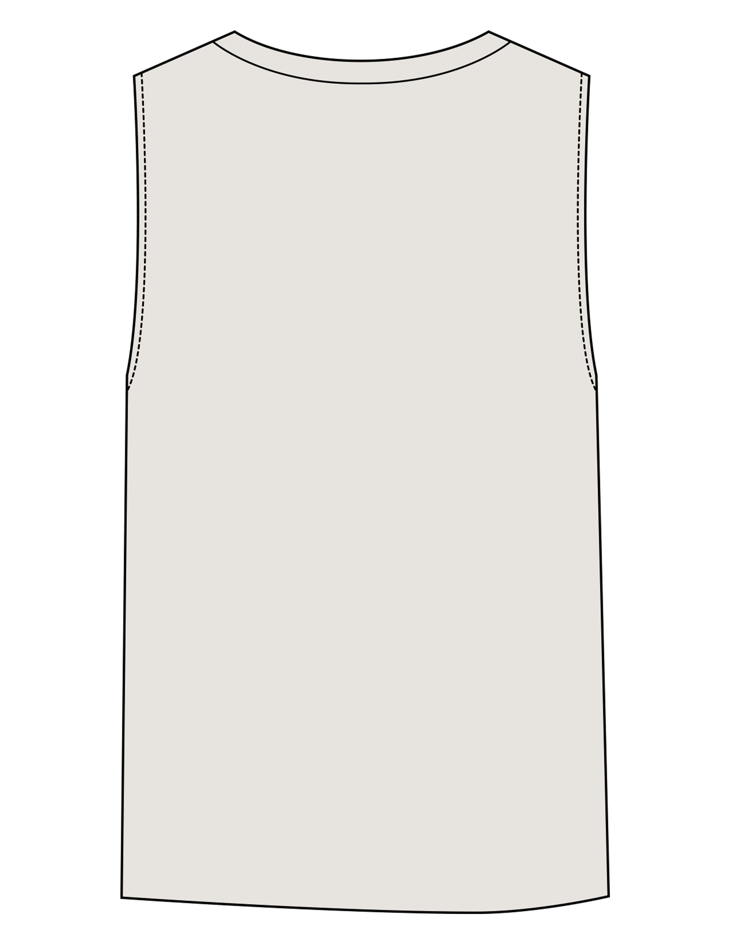 The Womens Heavyweight Tank - Washed Bone - Reforming Foundations - Center Chest - Printed - Gray