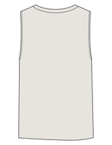 The Womens Heavyweight Tank - Washed Bone - Reforming Foundations - Center Chest - Printed - Gray