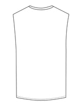 The Muscle Tank - White - ZENERGY CYCLING - Center Chest - Printed - Full Color