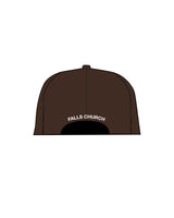 The Dad Hat - Brown - Rumble - Center Tear & Leaf - Back Fall Church - White