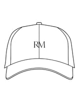 The Dad Hat - White - Refined Movement - Center Crown "RM" - EMB - Black