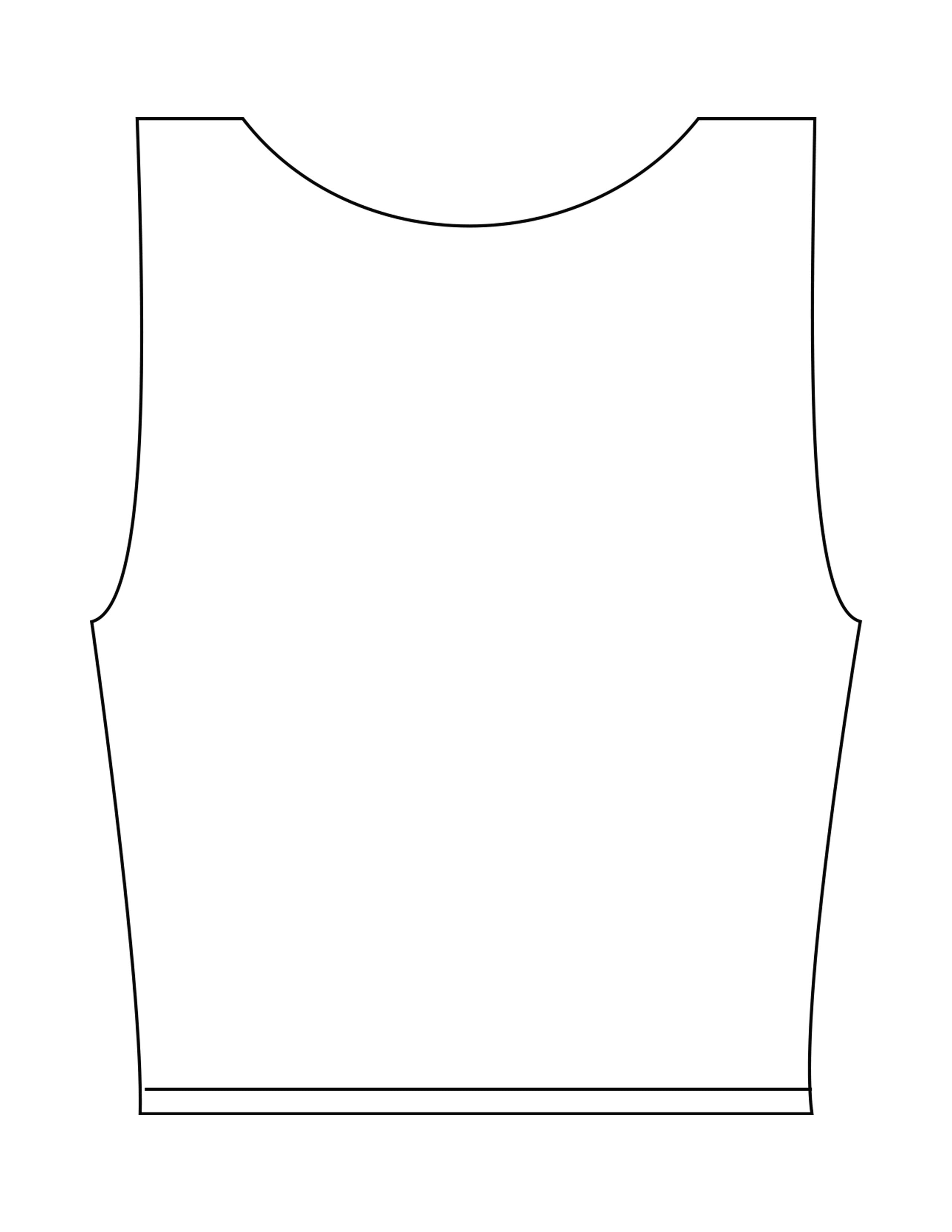 The Square Neck Tank - White - Instaphysiques - Center Chest - Printed - Full Color