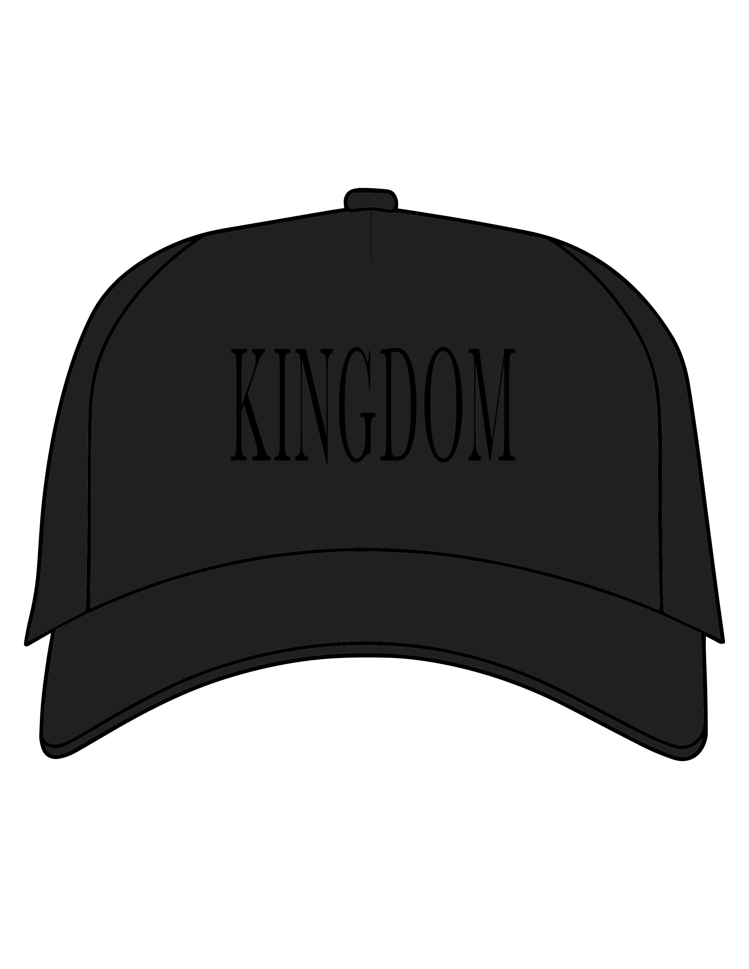The Canvas Cap - Black - Anthem Church - Center Crown - EMB - Tone on Tone