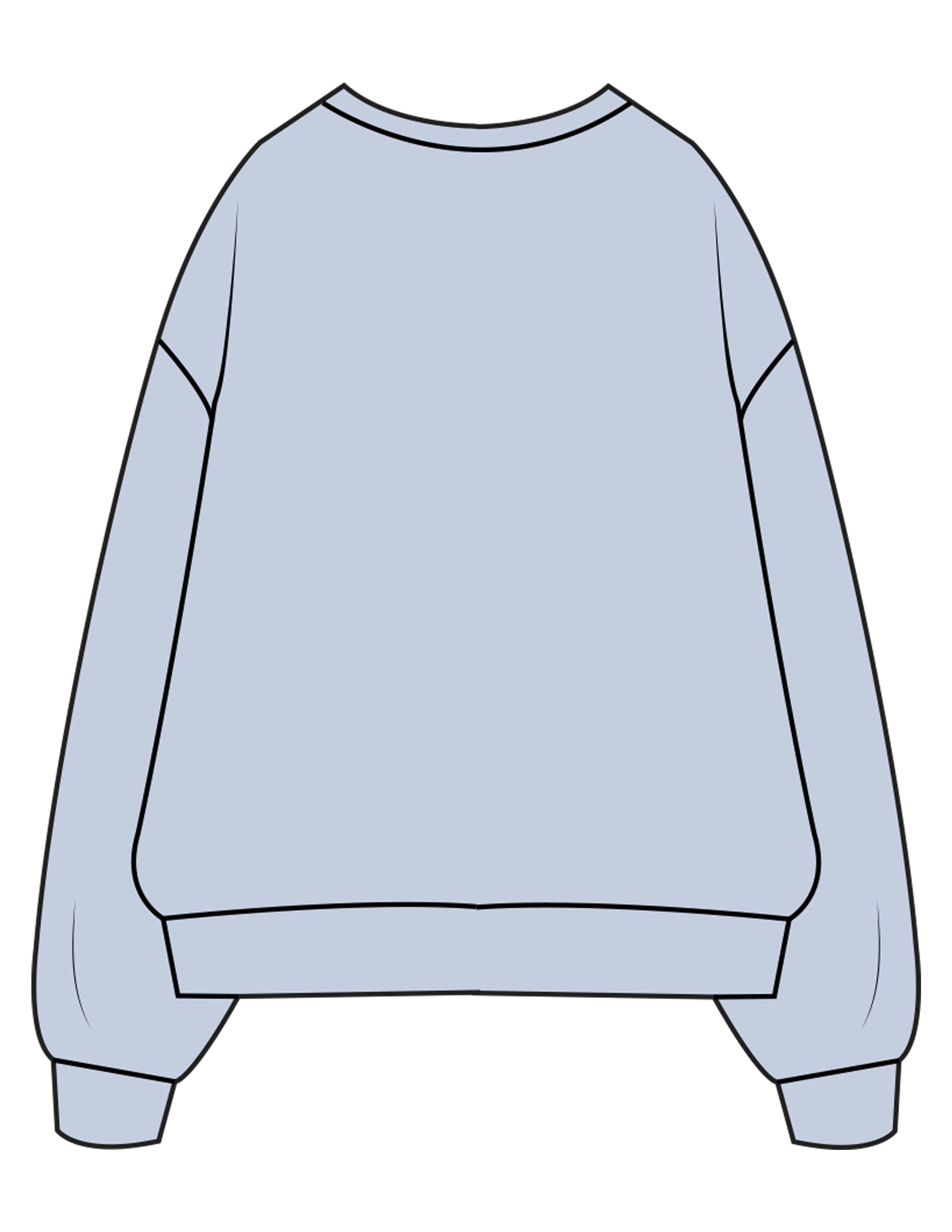 The Mens Crewneck - Powder - Melt Hot Pilates - Left Chest "MELT" - Embroidered - Maroon