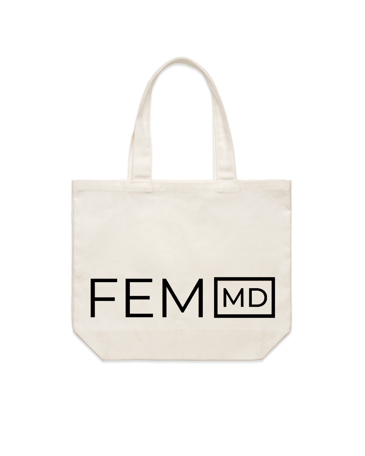 The Tote Bag - Natural - Image Spa MD - FemMD - Black