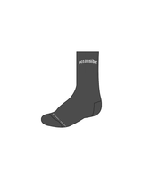The Crew Grip Sock - Charcoal - Lagree Versa Fit - White