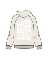 The Classic Hoodie - Off White - Full Routine - Front / Back - White