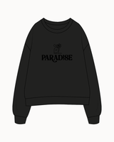 The Womens Crewneck - Black - Sample - Paradise Pilates - Black