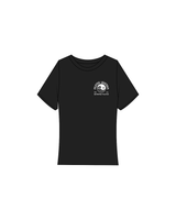 The Baby Tee - Black - Pilates Leucadia - Left Chest - White