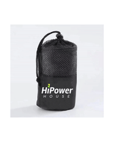The Gym Towel - Black - HiPower - White