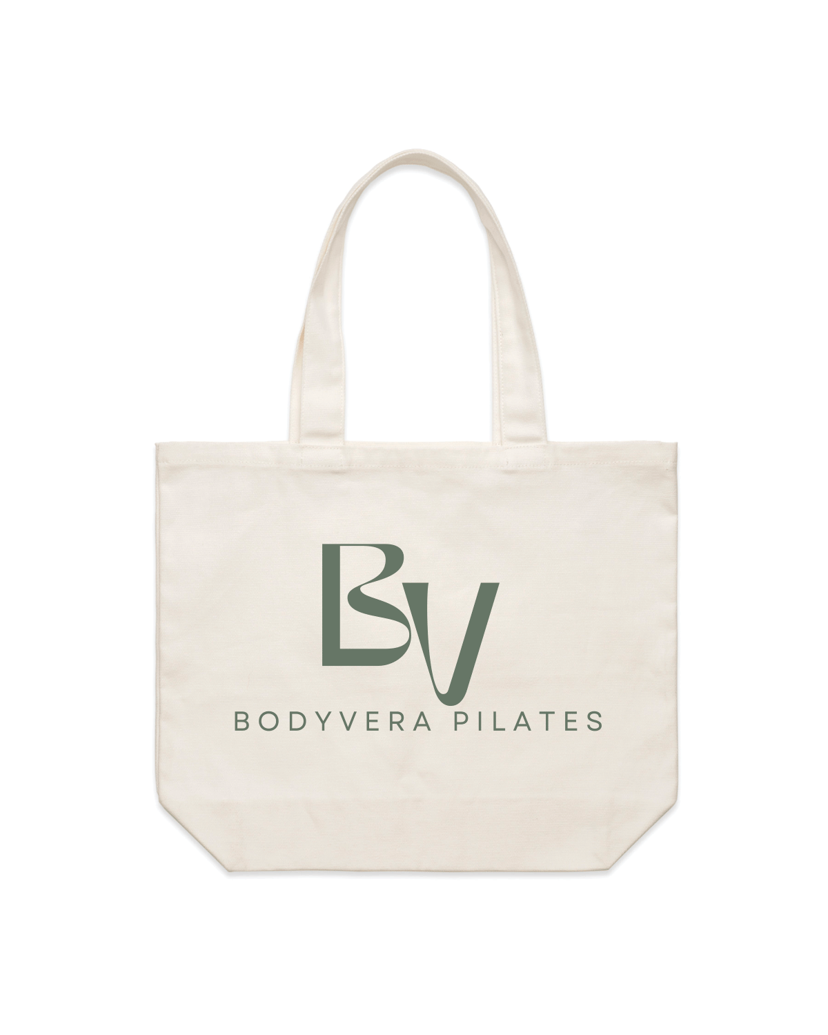 The Tote Bag - Natural - Bodyvera Pilates - Full Color