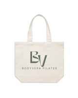 The Tote Bag - Natural - Bodyvera Pilates - Full Color