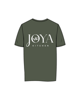 The Womens Tee - Pistachio - Joya Kitchen - Left Chest / Back - White