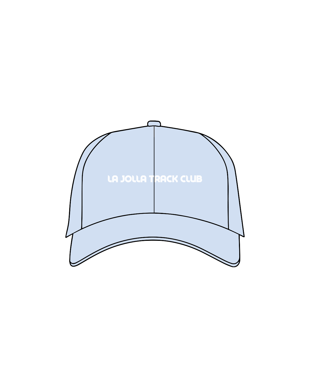The Dad Hat - Light Blue - LJTC - White