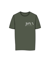 The Womens Tee - Pistachio - Joya Kitchen - Left Chest / Back - White