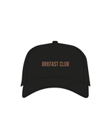The Trucker Hat - Black - Brkfast Club - Puff Stitch - Brown
