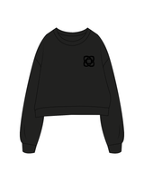 The Oversized Crop - Black - The Corner Studio - Sample - Black