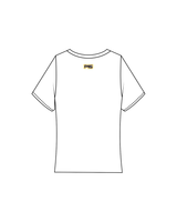 The Baby Tee - White - F45 Poinsettia - Padres - Full Color