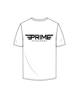 The Mens Tee - White - Prime Physiques - Double P / Main Logo - Black