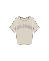 The Crop Tee - Bone - Box Union - Center Chest - Bone