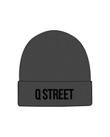 The Beanie - Charcoal - Q Street - Black